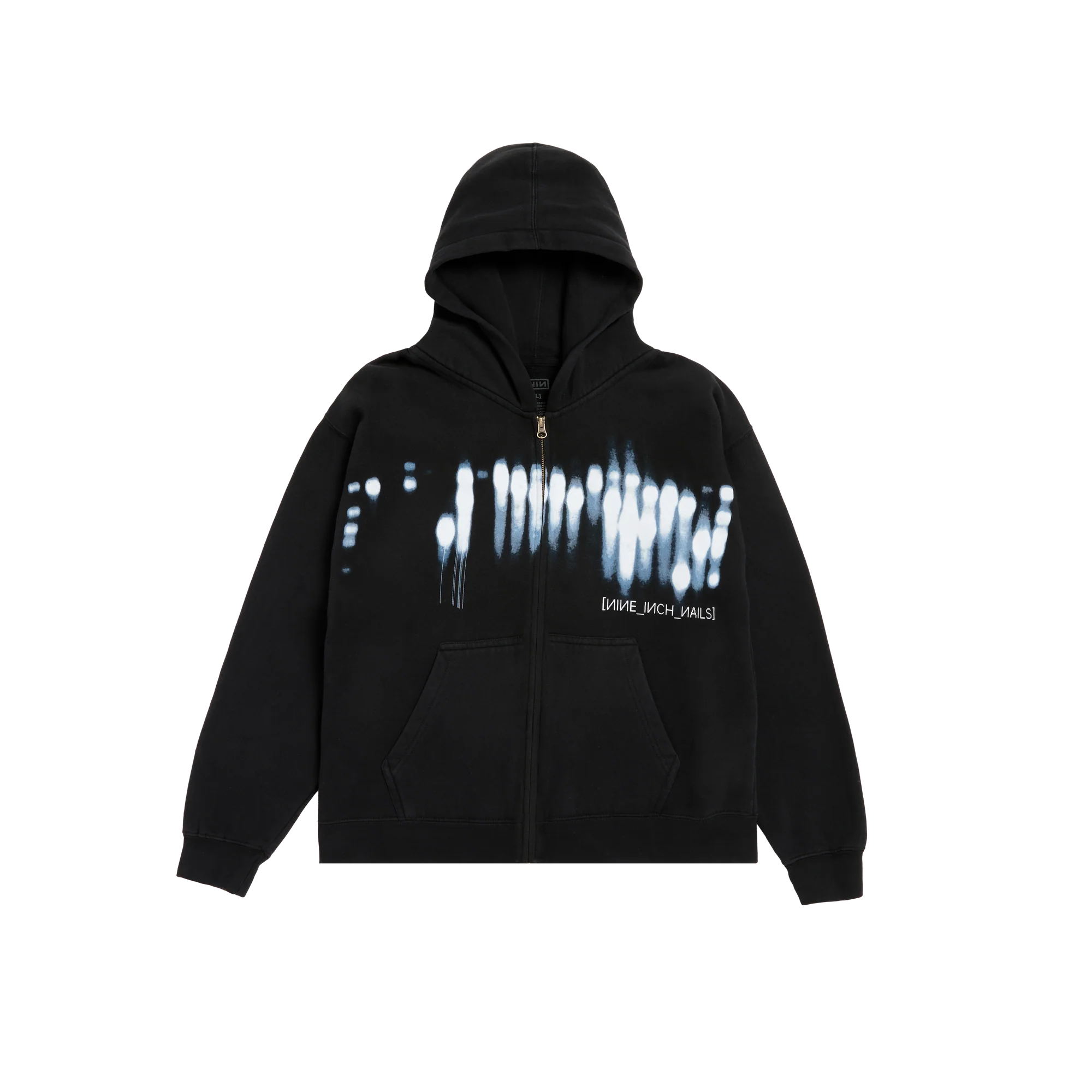 WITH TEETH 20 WASHED ZIP UP - Nine Inch Nails Store UK