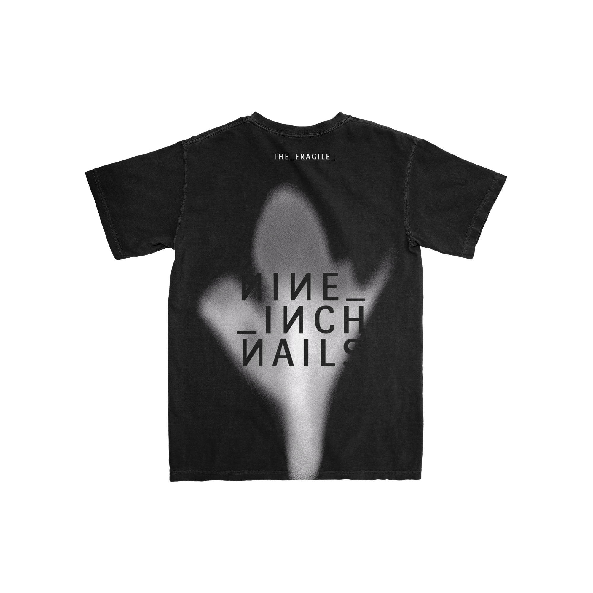 NIN ナインインチネイルズ Tシャツ 墨黒 The Fragile The Fragile Monochrome Flower Tee - Nine Inch Nails Store UK