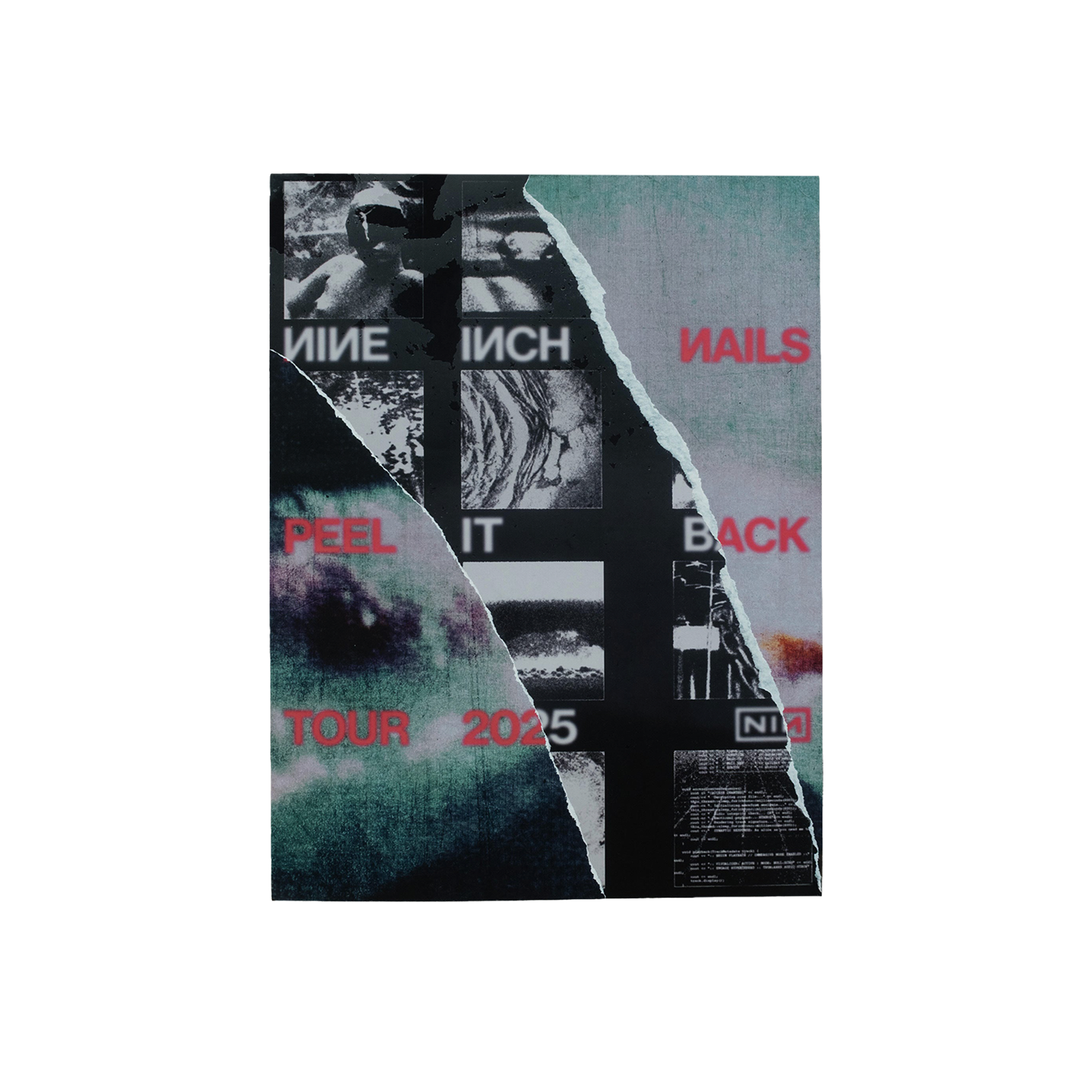Nine Inch Nails - Peel It Back Dual Layered Poster
