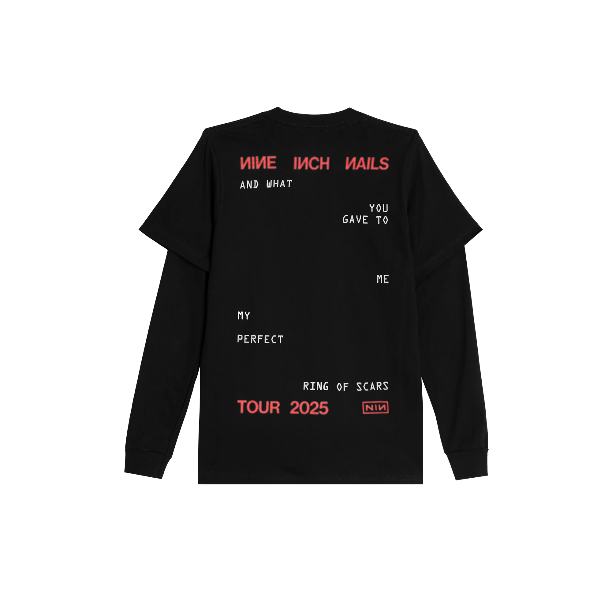 Nine Inch Nails - DUAL LAYERED LONG SLEEVE
