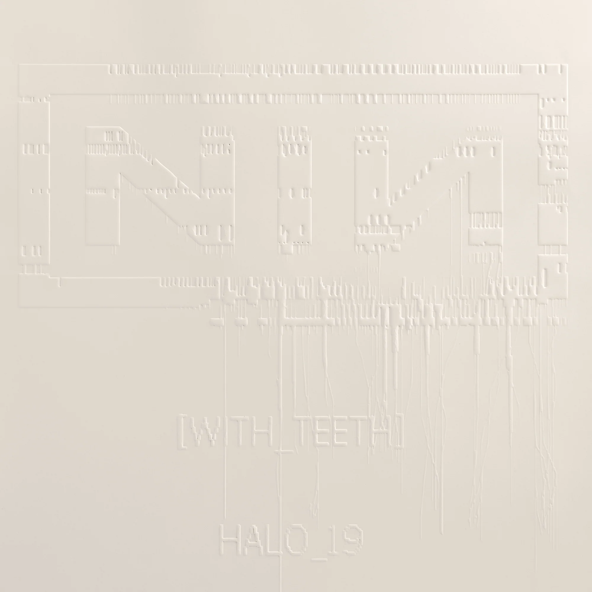 Nine Inch Nails - WITH TEETH 20 EMBOSSED POSTER