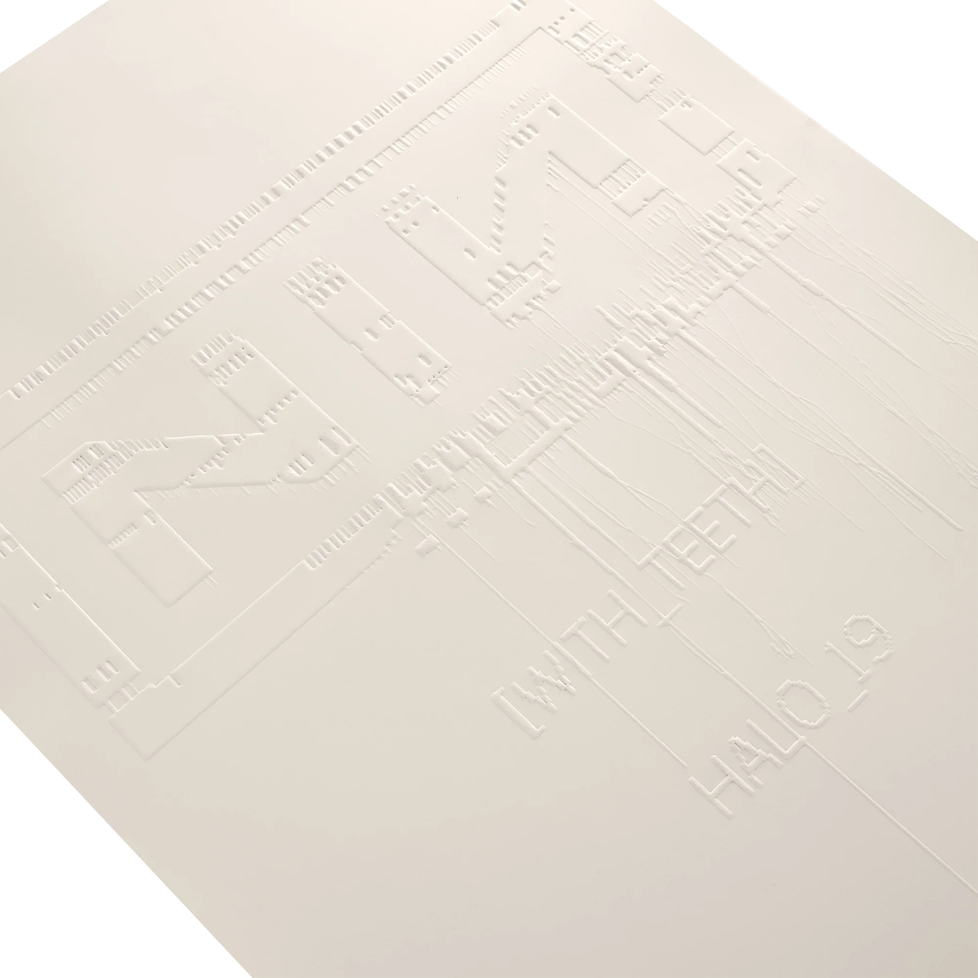 WITH TEETH 20 EMBOSSED POSTER - Nine Inch Nails Store UK