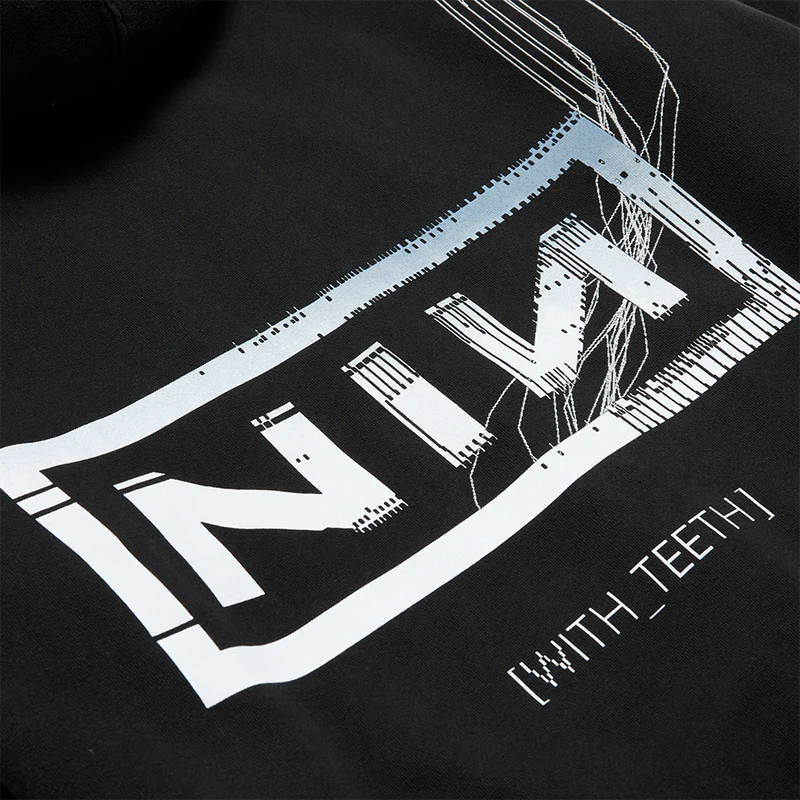 Nine Inch Nails - WITH TEETH 20 WASHED ZIP UP