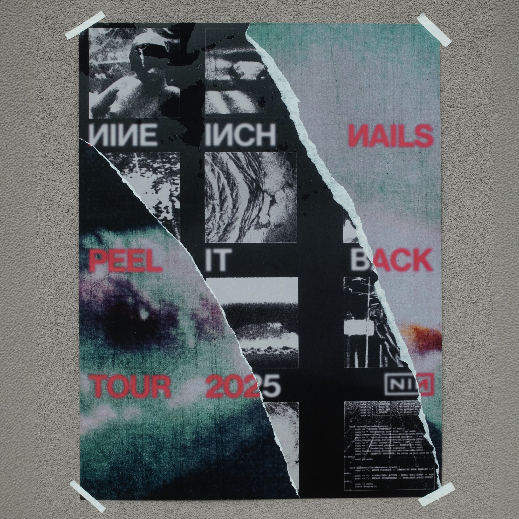 Nine Inch Nails - Peel It Back Poster