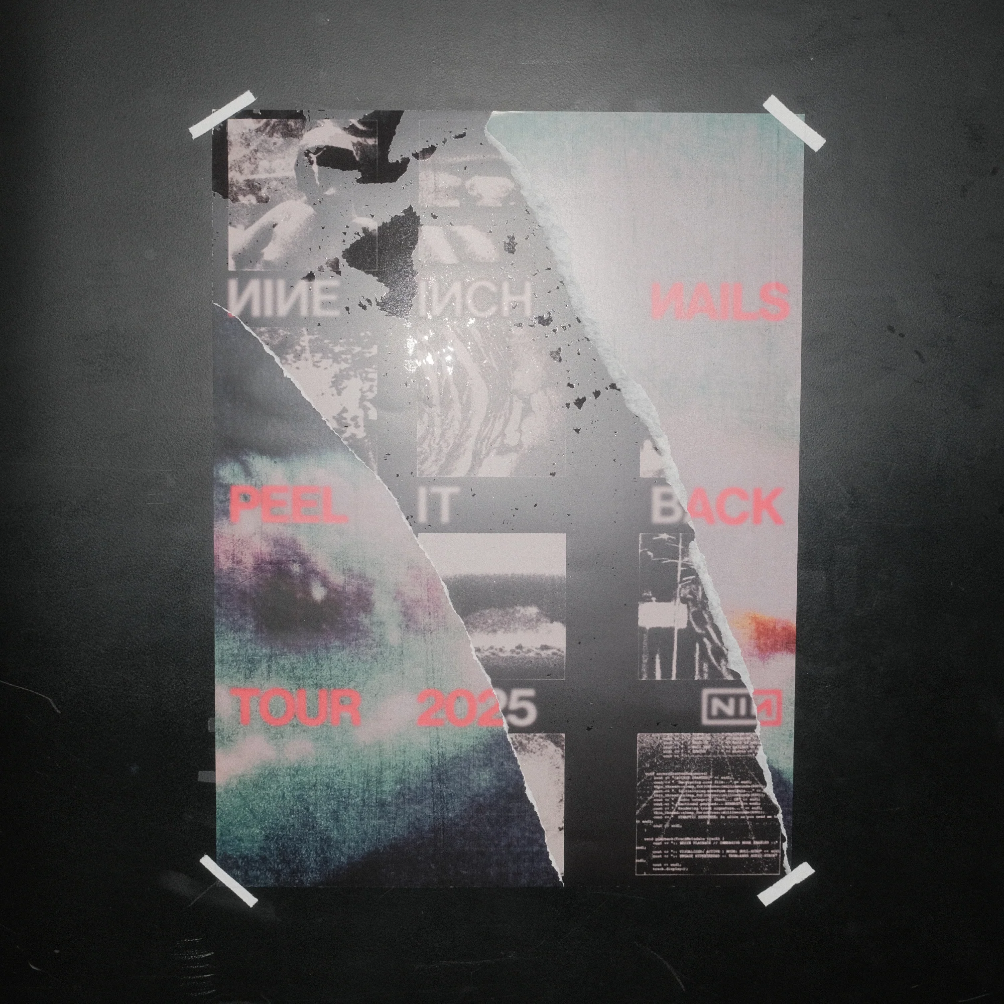 Nine Inch Nails - Peel It Back Poster
